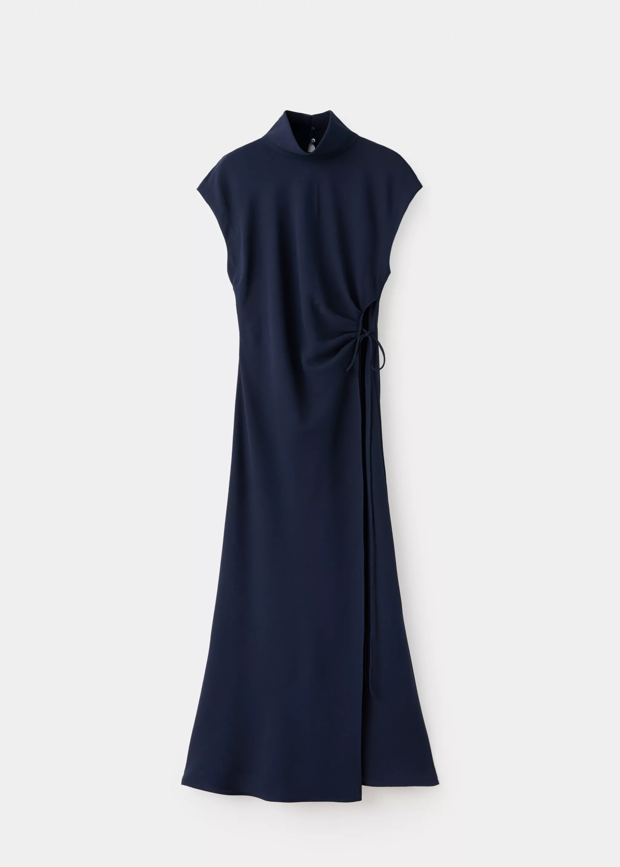 Turtleneck Wrap Dress - Women | Mango Usa