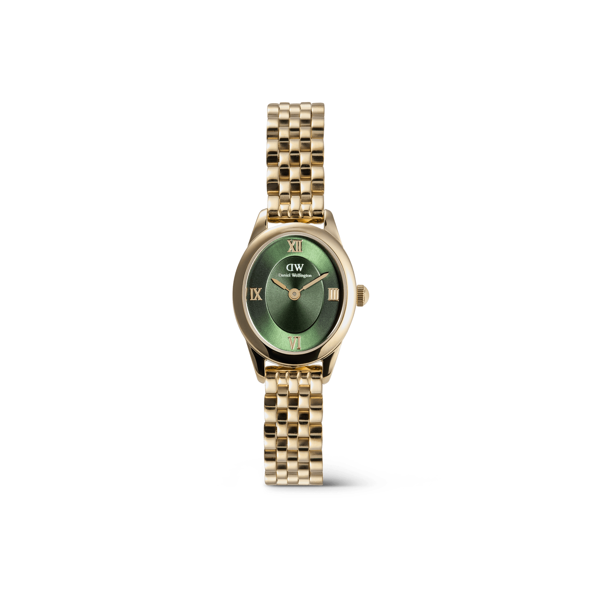 Ophelia Mini Emerald Gold - Gold / 22x25.5mm