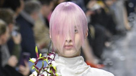 A model walks the runway during the Christian Dior Haute Couture Week Spring/Summer 2026 fashion show as part of Paris Fashion Week on January 26, 2026