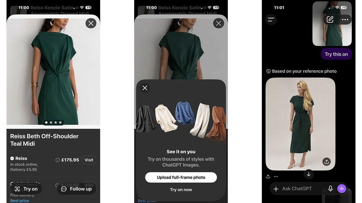 I tried ChatGPT’s new virtual fitting room — it got the clothes right, but changed my body