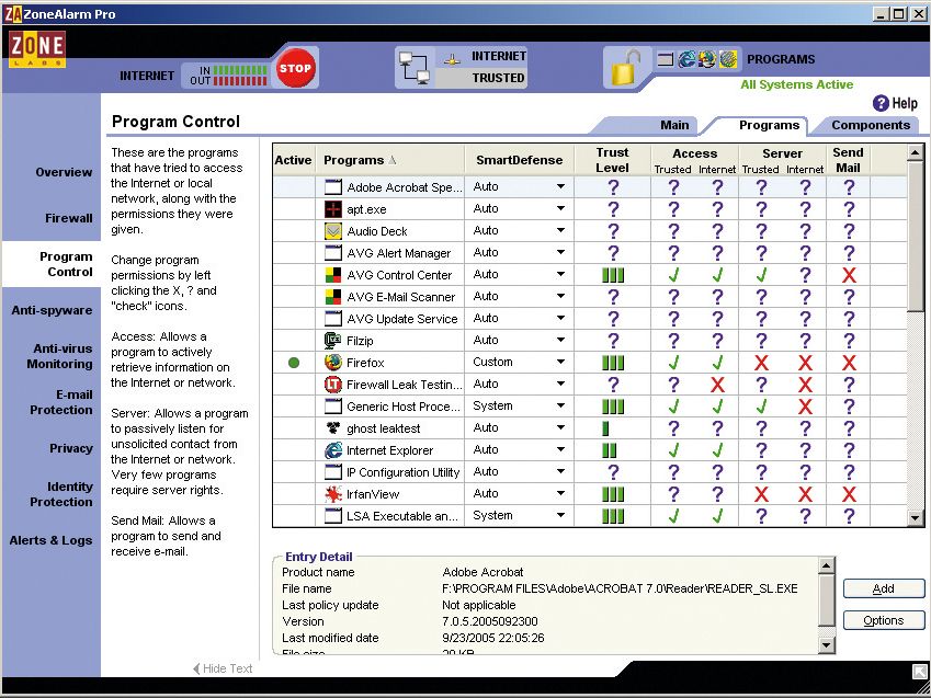 ZoneAlarm Pro review TechRadar