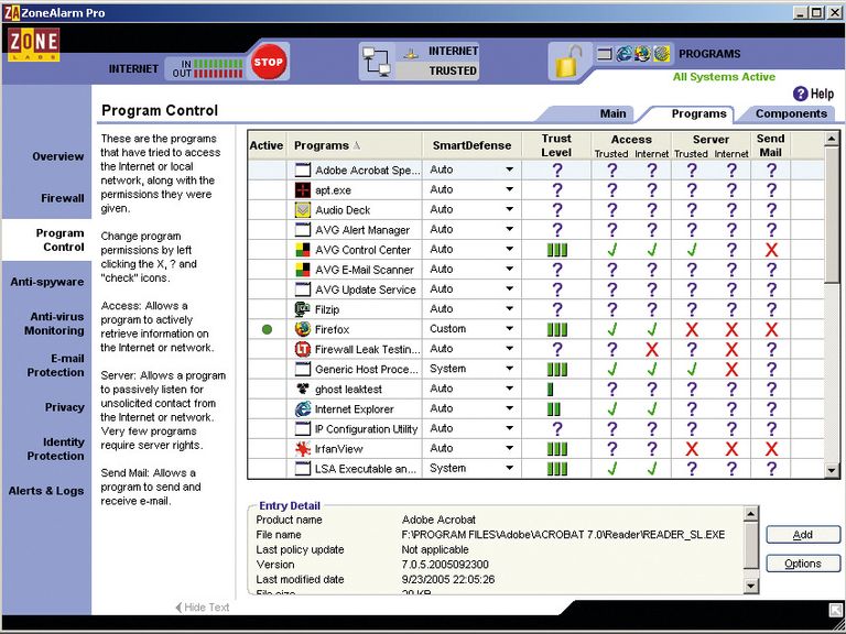 ZoneAlarm Pro review TechRadar