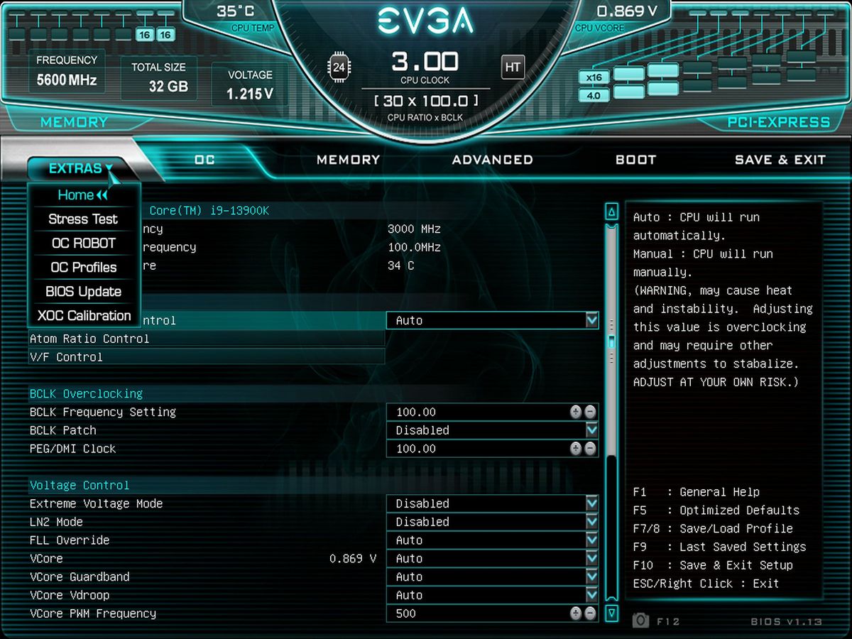 BIOS - EVGA Z790 Dark Kingpin