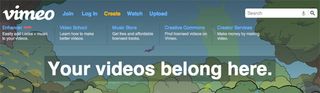 Vimeo includes a lot of description in its navigation