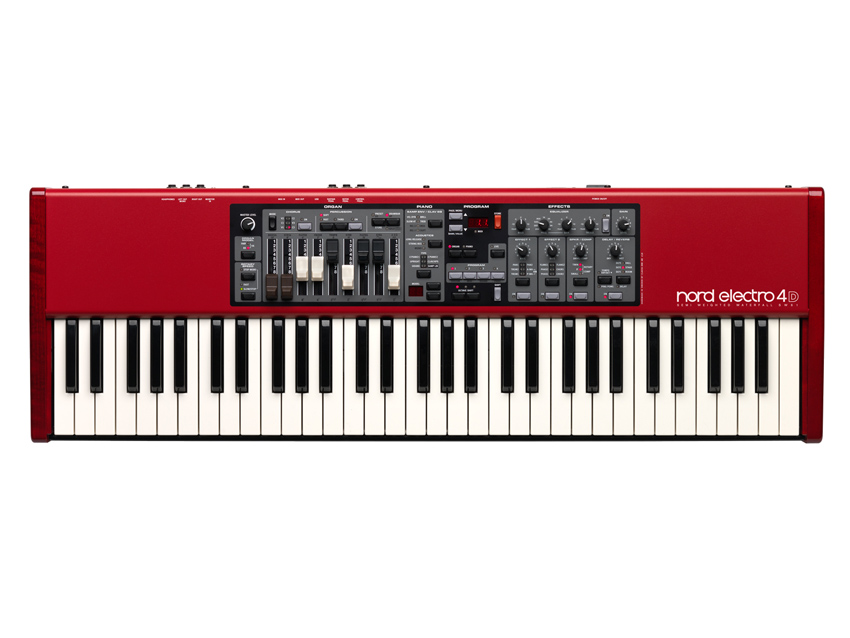 The Nord Electro 4D: the stage keyboard for the player who doesn&#039;t want to put their back out.