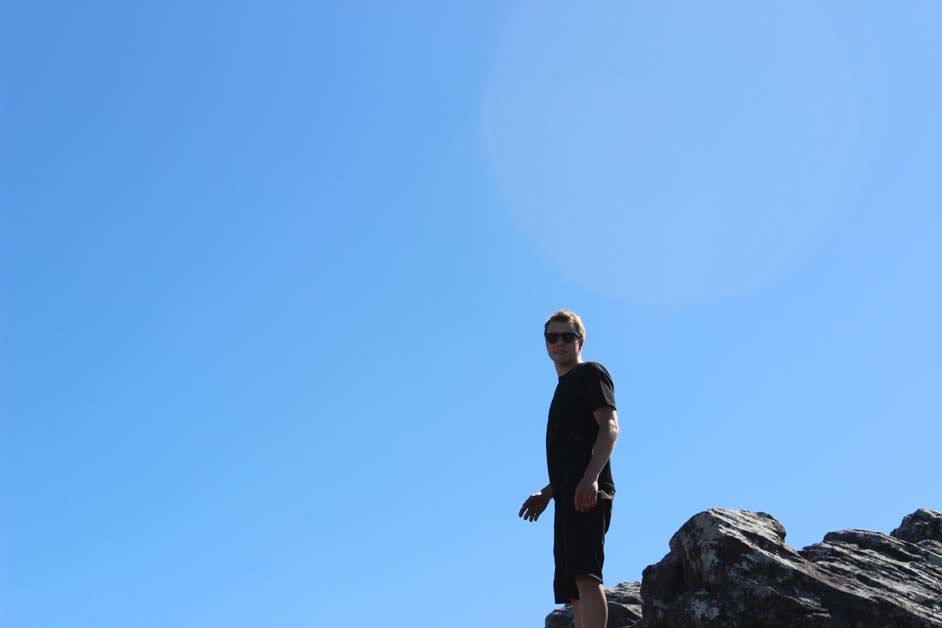 Edvald Boasson Hagen gets up to the highest vantage point