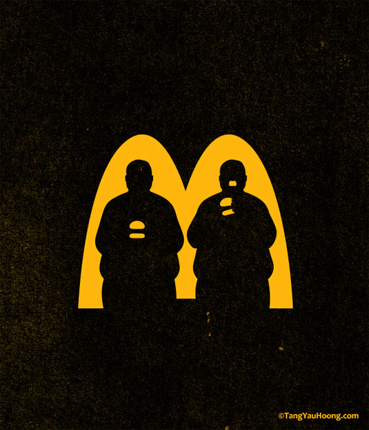 negative space illustrations