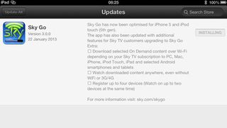 Sky Go update app