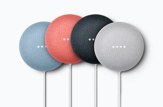 All of the different colors of the Google Home Mini