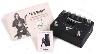 Blackstar launches gus g ht blackfire distortion pedal
