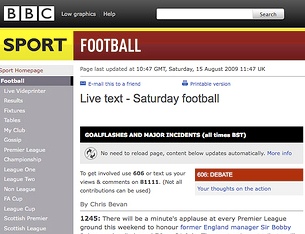 BBC Sports to hit the iPhone this April