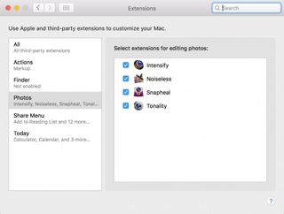 Apple Photos extensions