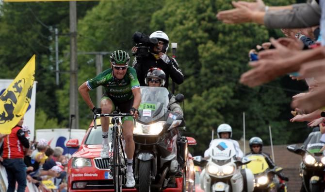 Thomas Voeckler (Europcar) fights on