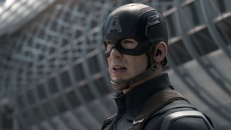 Cap talking to Tony before Civil War's tarmac fight.