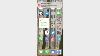 iPhone screen recording