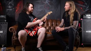 Wolfgang Van Halen and Ola Englund