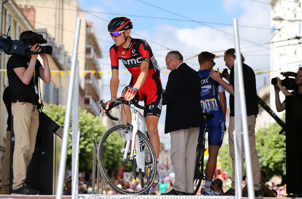 Tejay van Garderen (BMC) looking relaxed