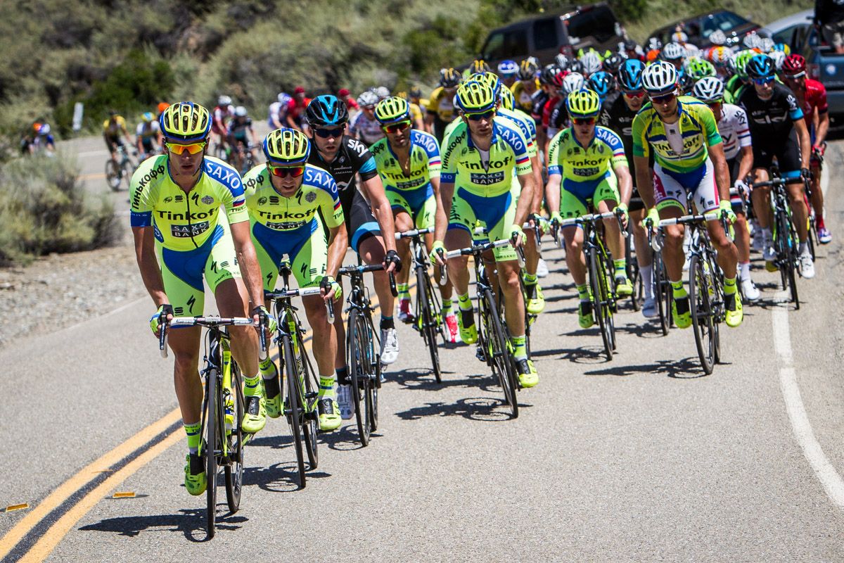 Tinkoff-Saxo spent the day working on the front for team leader Peter Sagan
