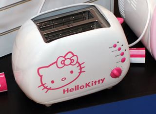 Not sure if I would want this around the kids. Hello Kitty toaster