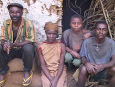 Members of a village in Cameroon who are Pygmies.