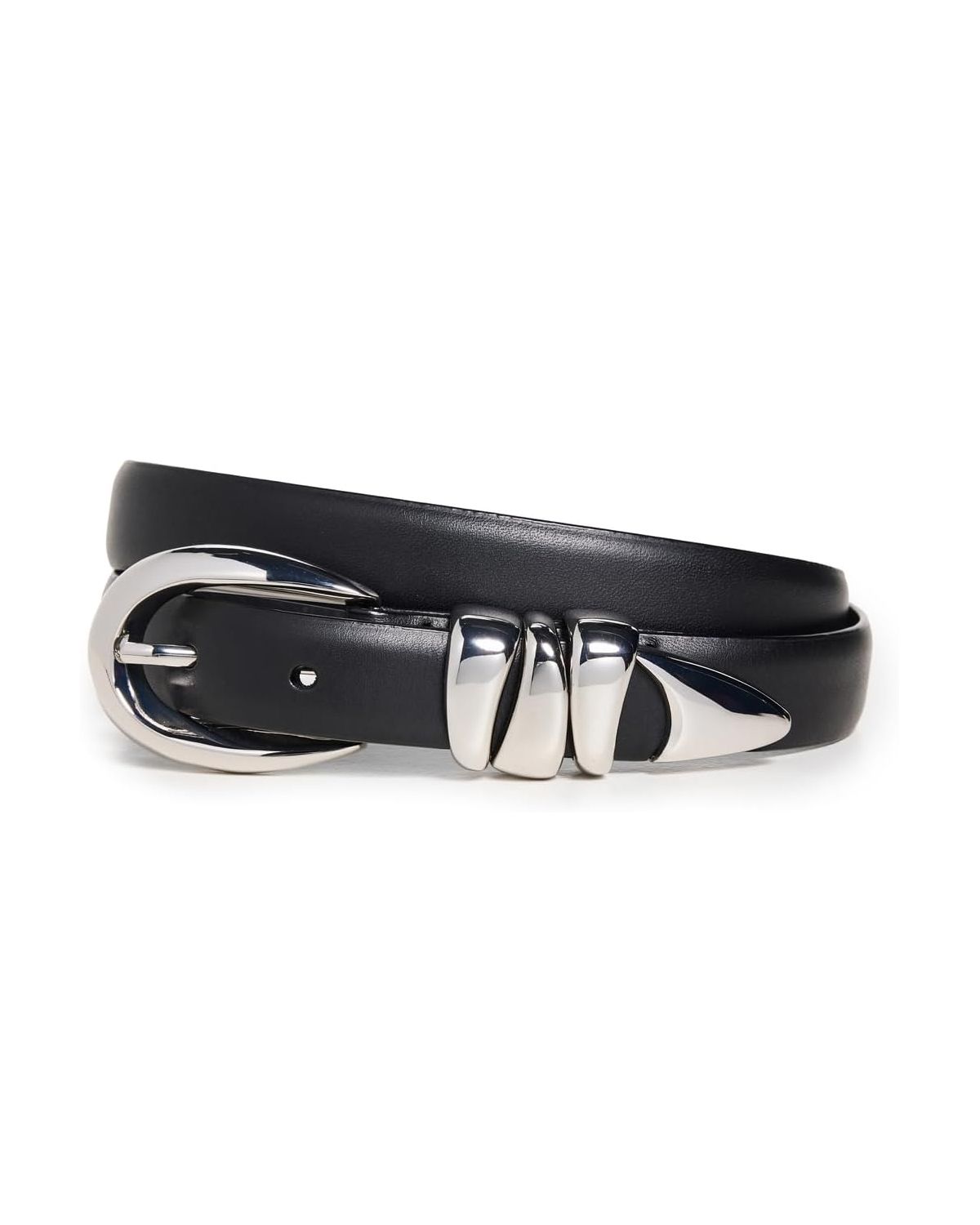 Madewell, Madewell Women's Triple Metal Keeper Belt, True Black, M