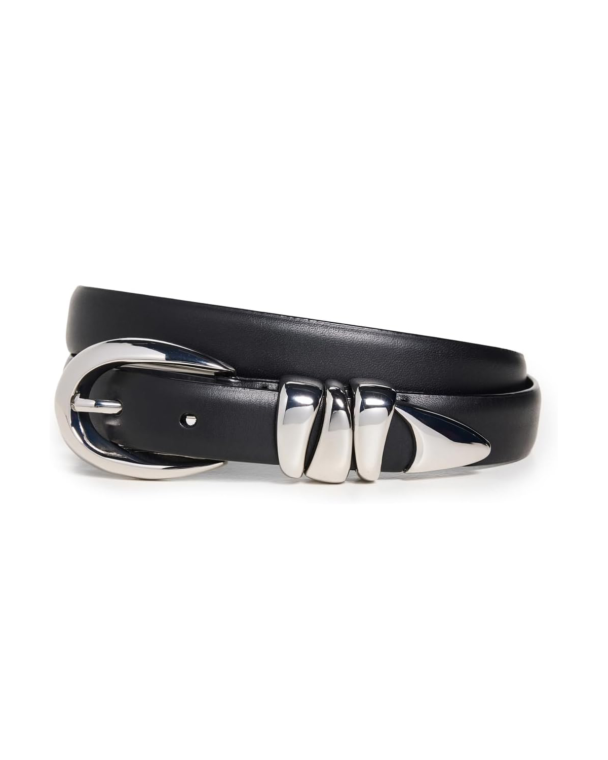 Madewell, Madewell Women's Triple Metal Keeper Belt, True Black, M