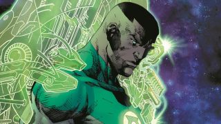 John Stewart's Green Lantern in DC Comics.