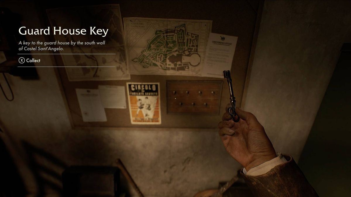 Indiana Jones guard house key