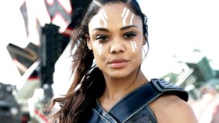 Tessa Thompson as Valkyrie in Thor: Ragnarok
