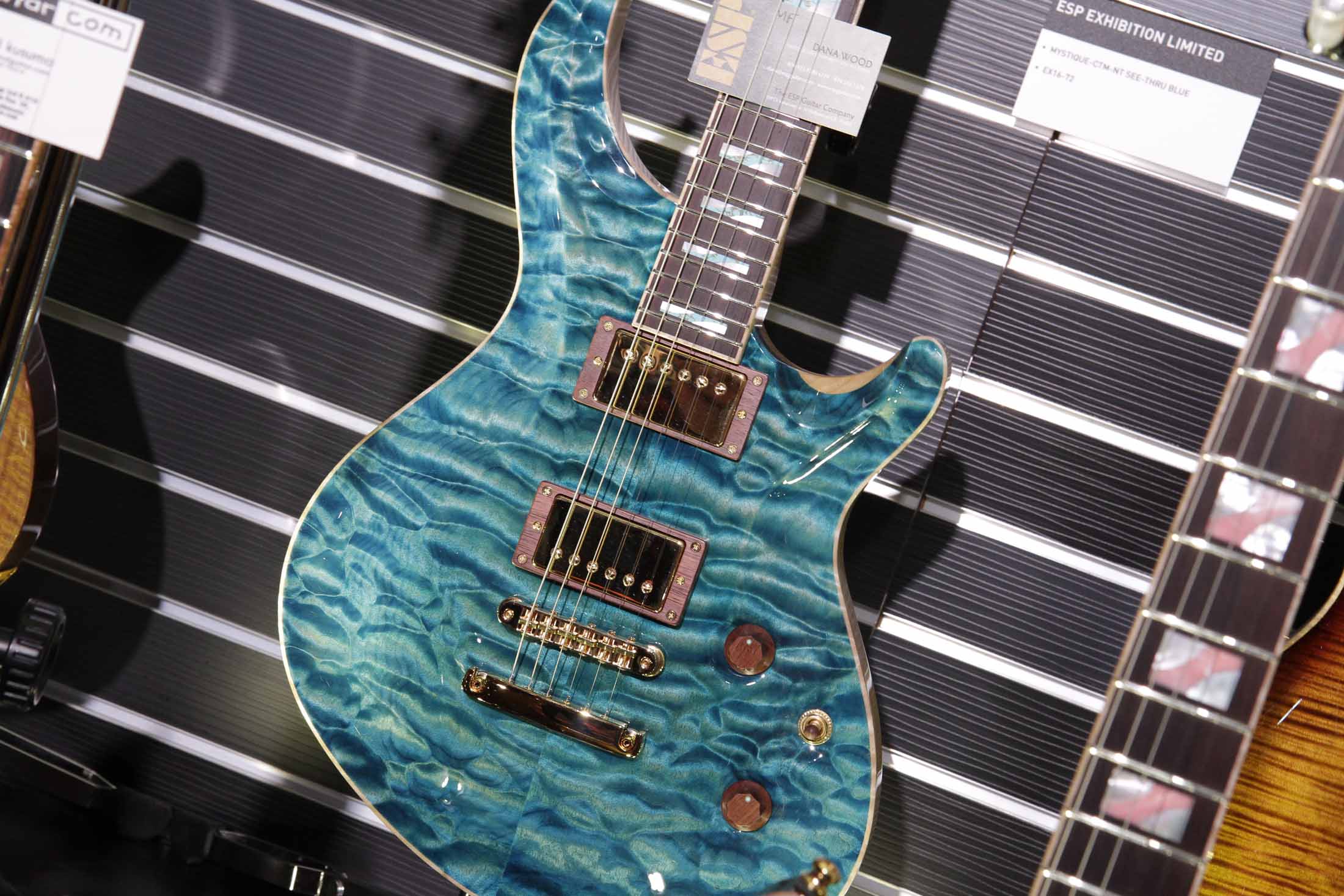 17. ESP Exhibition Limited Mystique-CTM-NT See-thru Blue