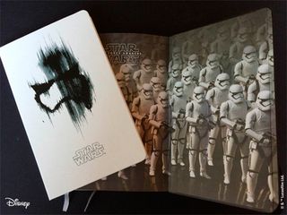 Notepads feature Star Wars illustrations and images
