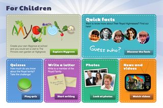 There's a new dedicated section for children, with quizzes, games and more
