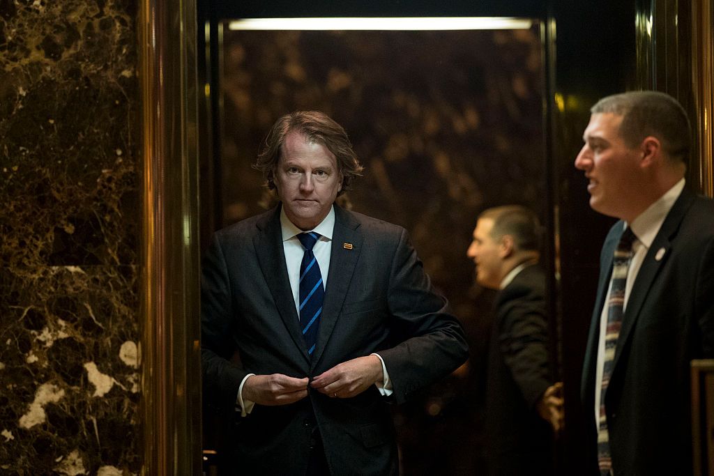 White House Counsel Don McGahn