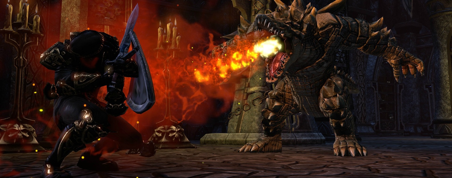Elder Scrolls Online Daedroth combat