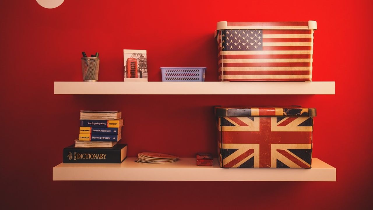 Boxes on a shelf