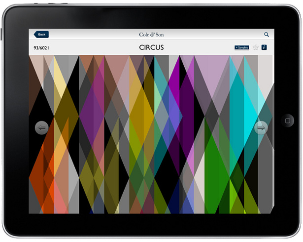 Structure - Cole & Son iPad app