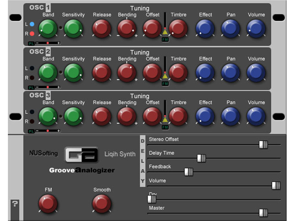 Groove Analogizer creates drum sounds from an audio input.