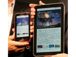 Sharp's new prototype e-readers look suspiciously like another recently launched tablet PC device...