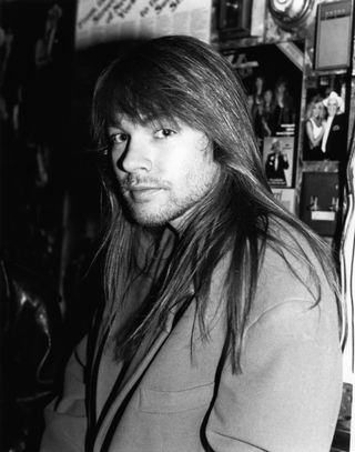 Like butter wouldn't melt, a more reflective Axl Rose in 1991
