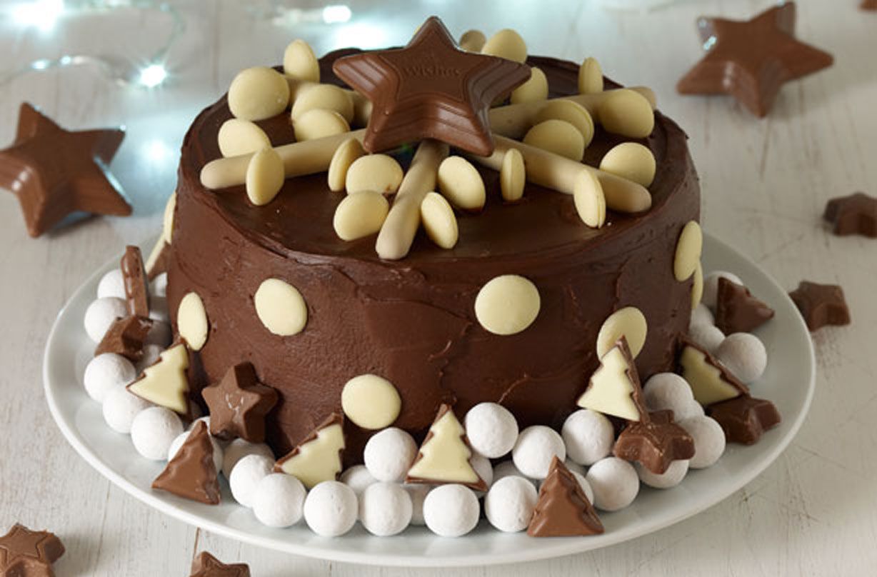 Chocolate Christmas cake