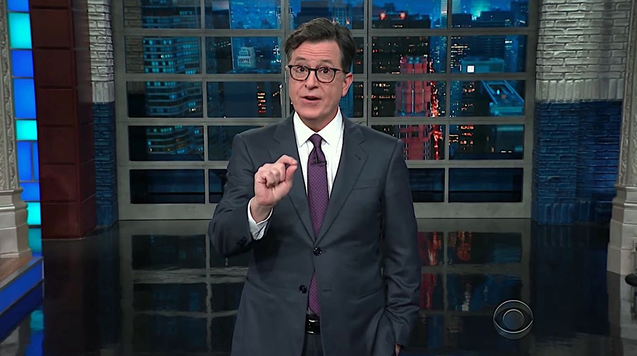 Stephen Colbert on Trump and Mother Nature