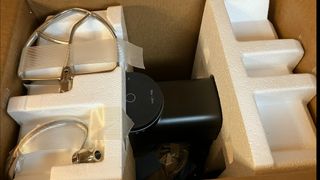 GE Profile Smart Mixer unboxing with Styrofoam packing