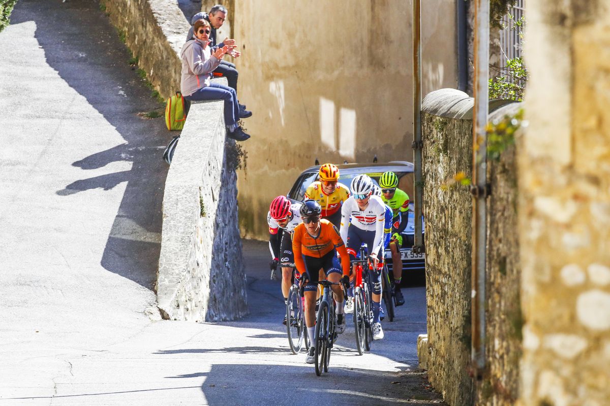 Drome Classic 2022 10th Edition Etoile sur Rhone Etoile sur Rhone 1915 km 27022022 Scenery Mur dAllex photo Roberto BettiniSprintCyclingAgency2022