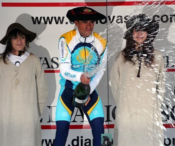 Alberto Contador (Astana) really knows