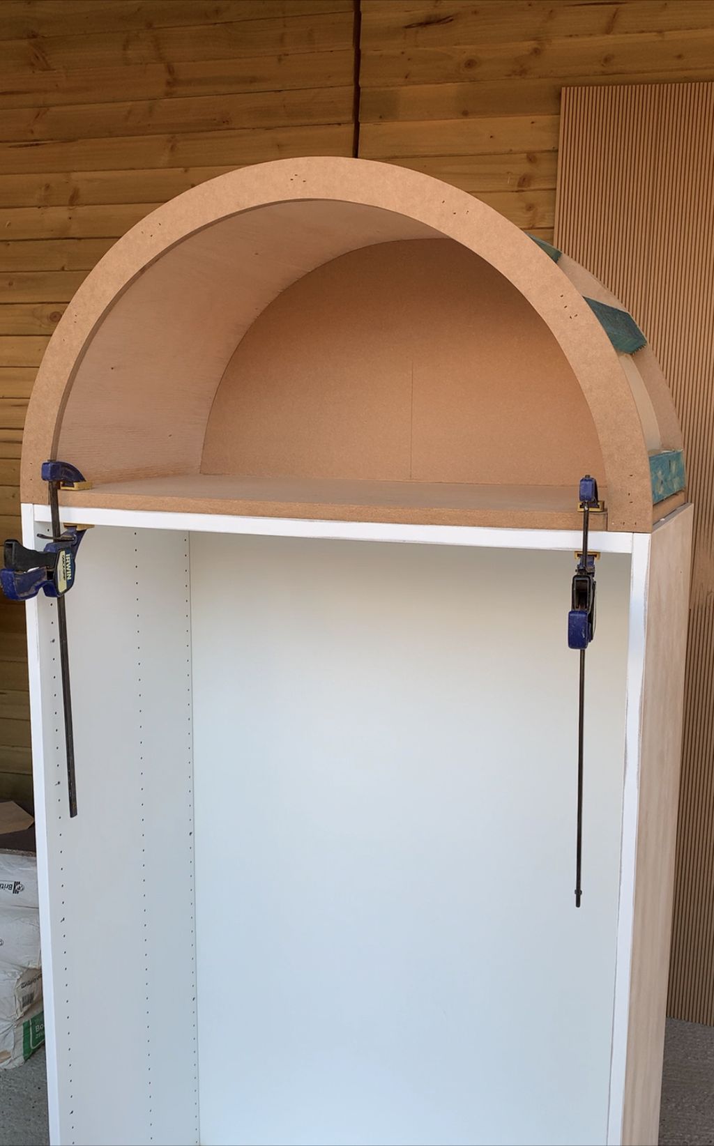 Ikea platsa hack How to create a fluted arched Livingetc