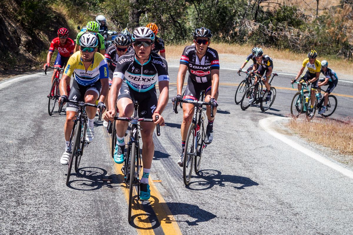 Mark Cavendish (Etixx-Quick Step) gave up the yellow jersey after losing time on today&rsquo;s steep climbs