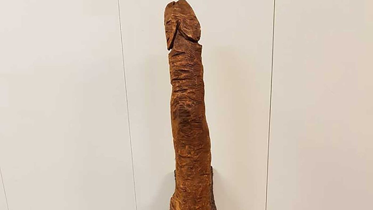 The latest in a series of wooden penises found in small Swedish town