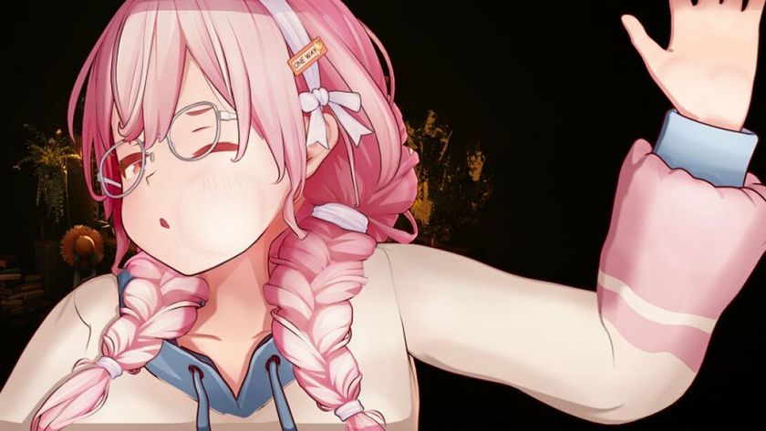 A girl animated in Blender is trapped in a social media banner in X