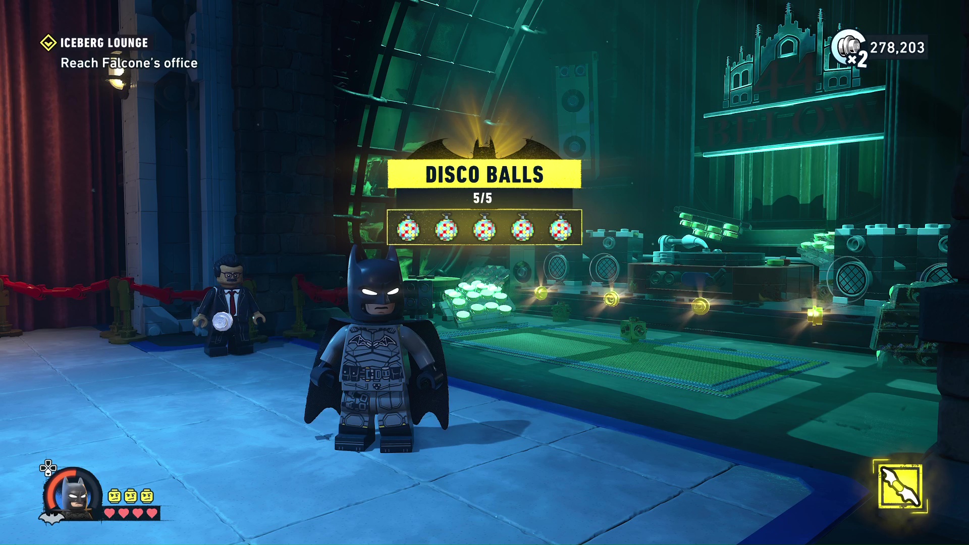 Disco Balls in Lego Batman Legacy of the Dark Knight