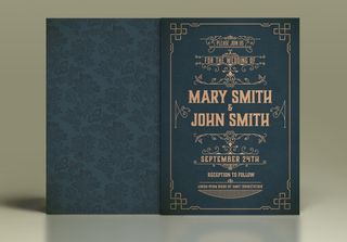 Wedding invitation template